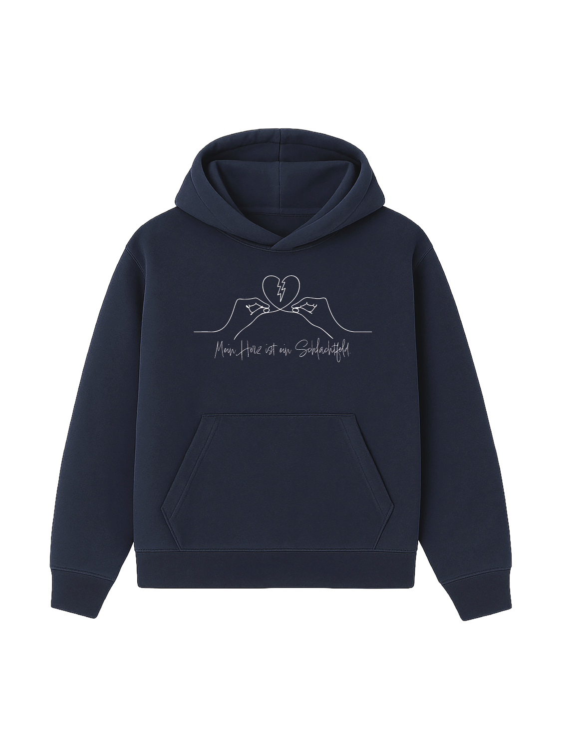 Hoodie „Mein Herz ist ein Schlachtfeld“