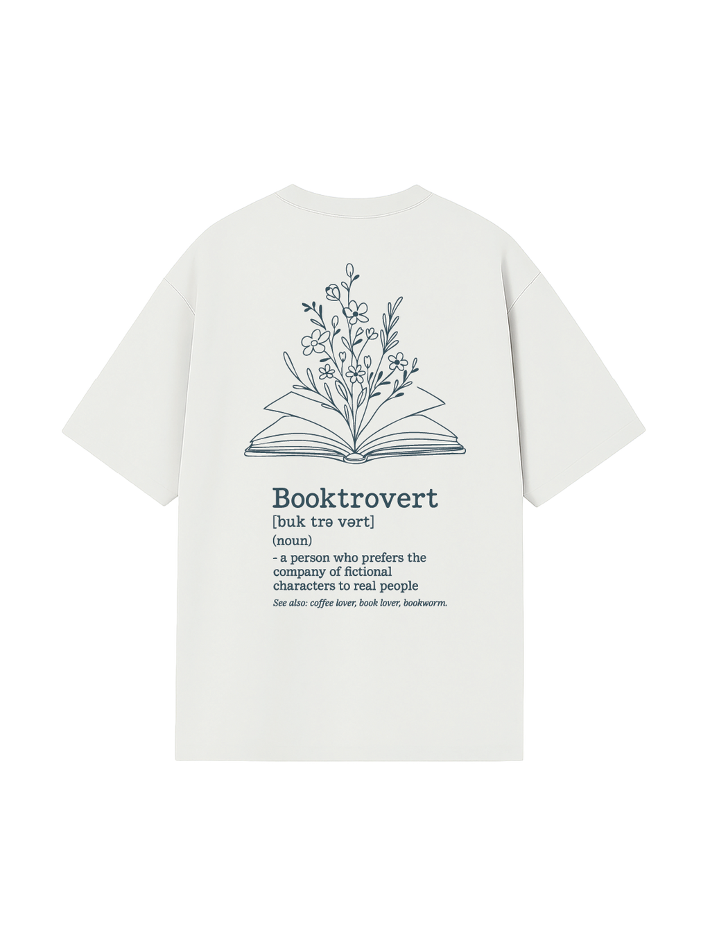 T-Shirt "Booktrovert"