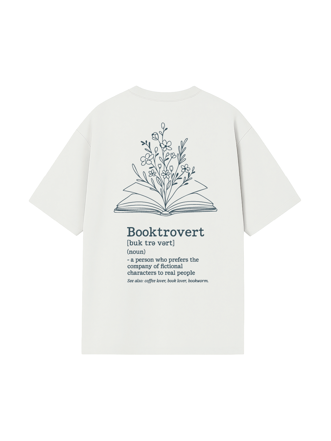 T-Shirt "Booktrovert"
