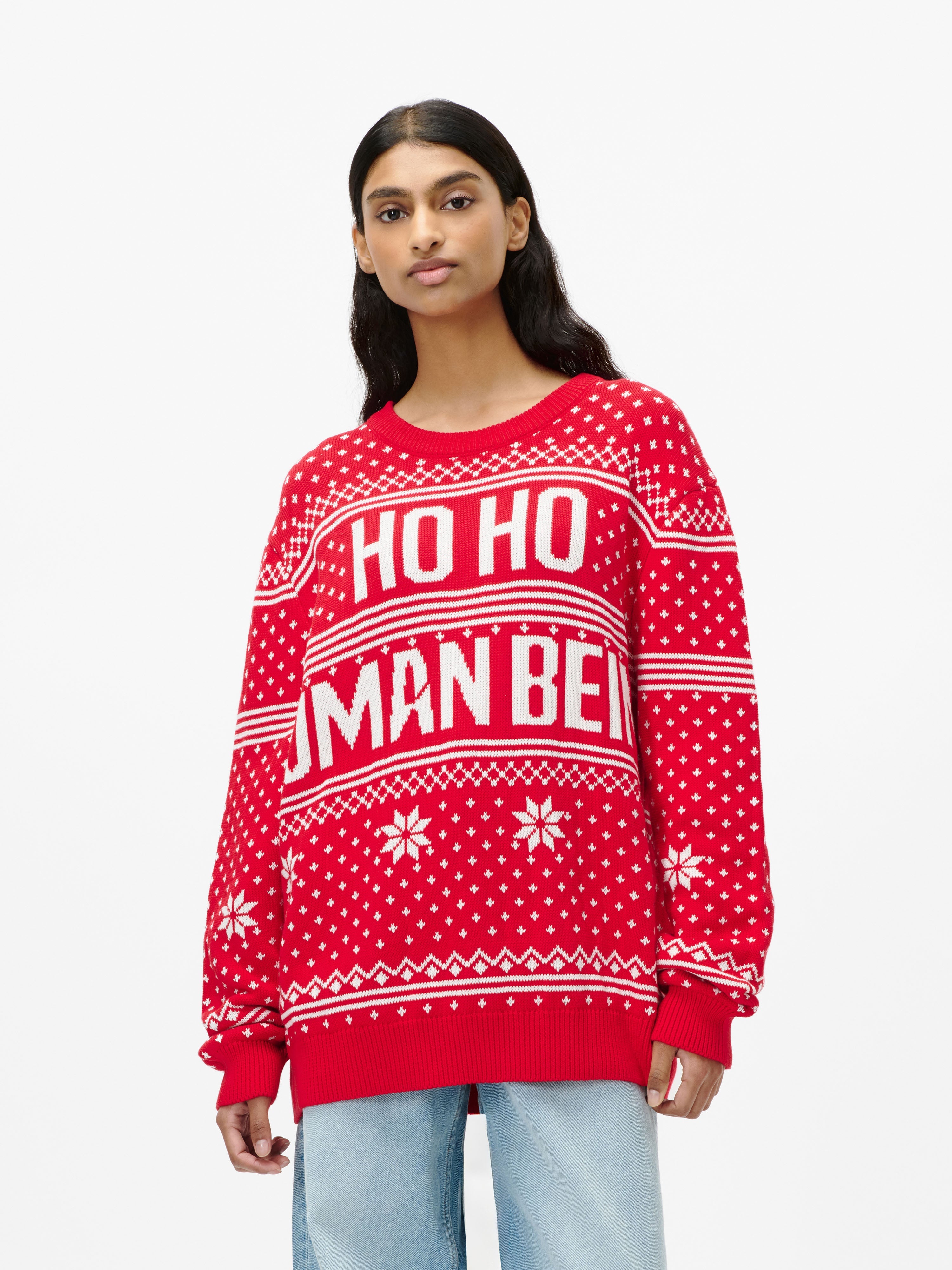 Strick Sweater 'HO HO'