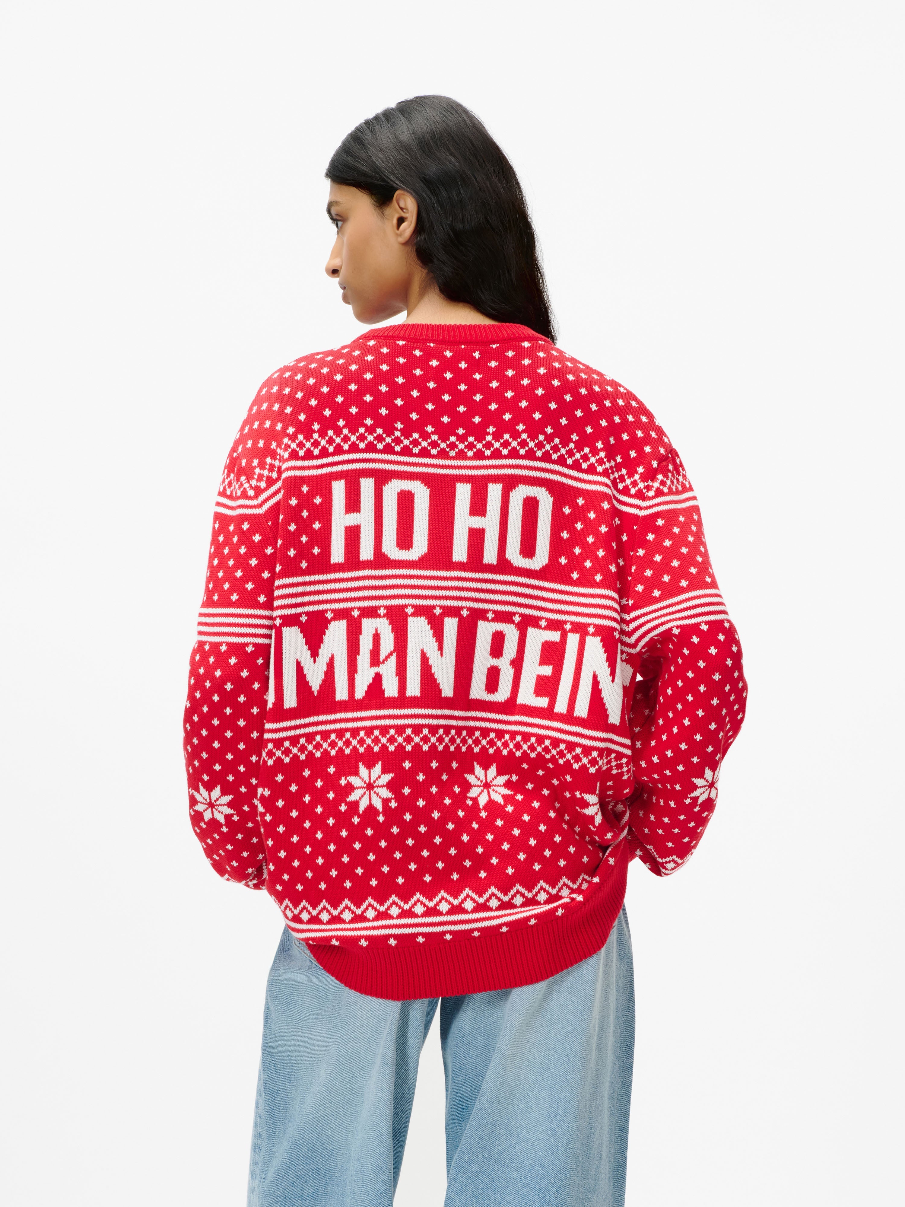 Strick Sweater 'HO HO'