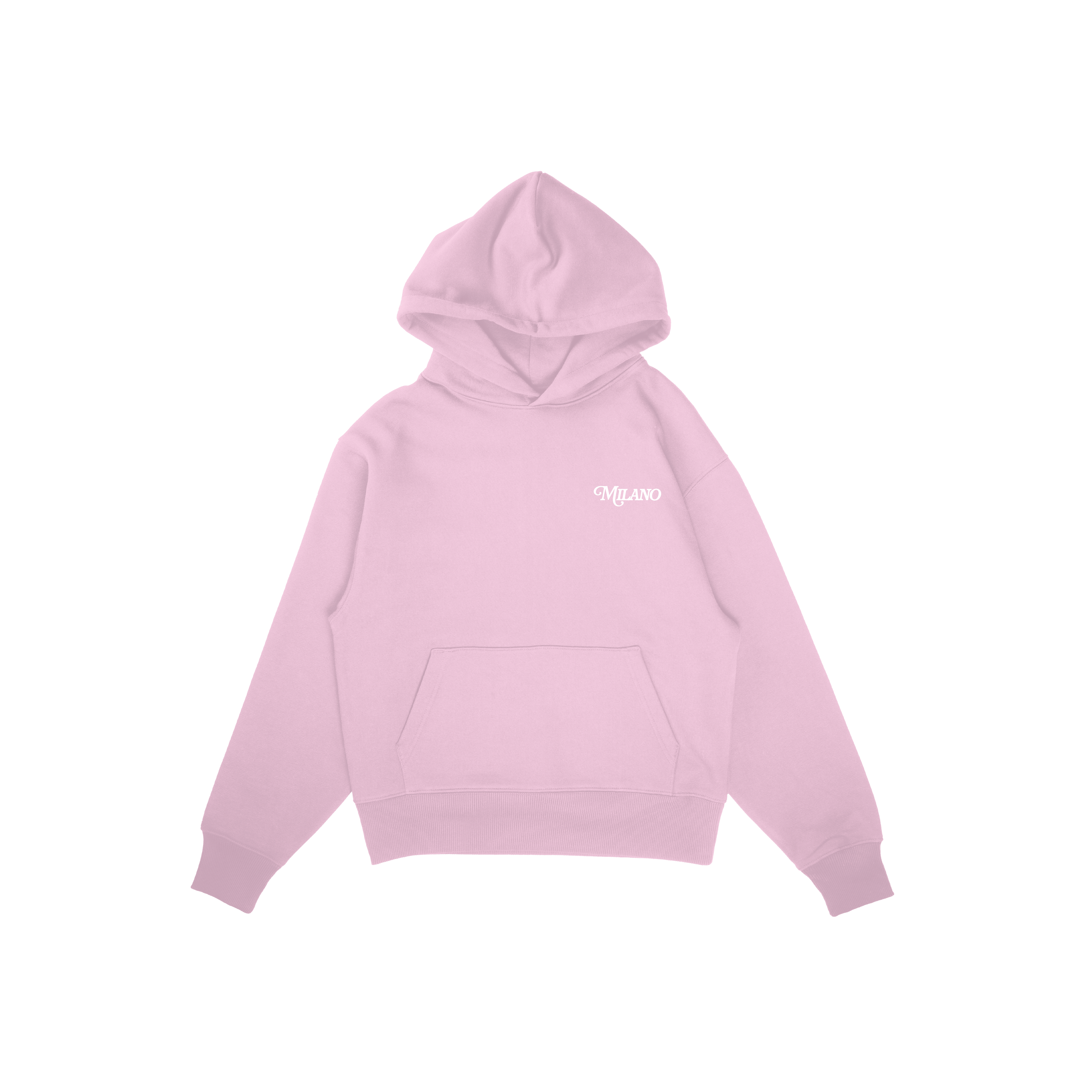 Hoodie 'Au Revoir' Rose