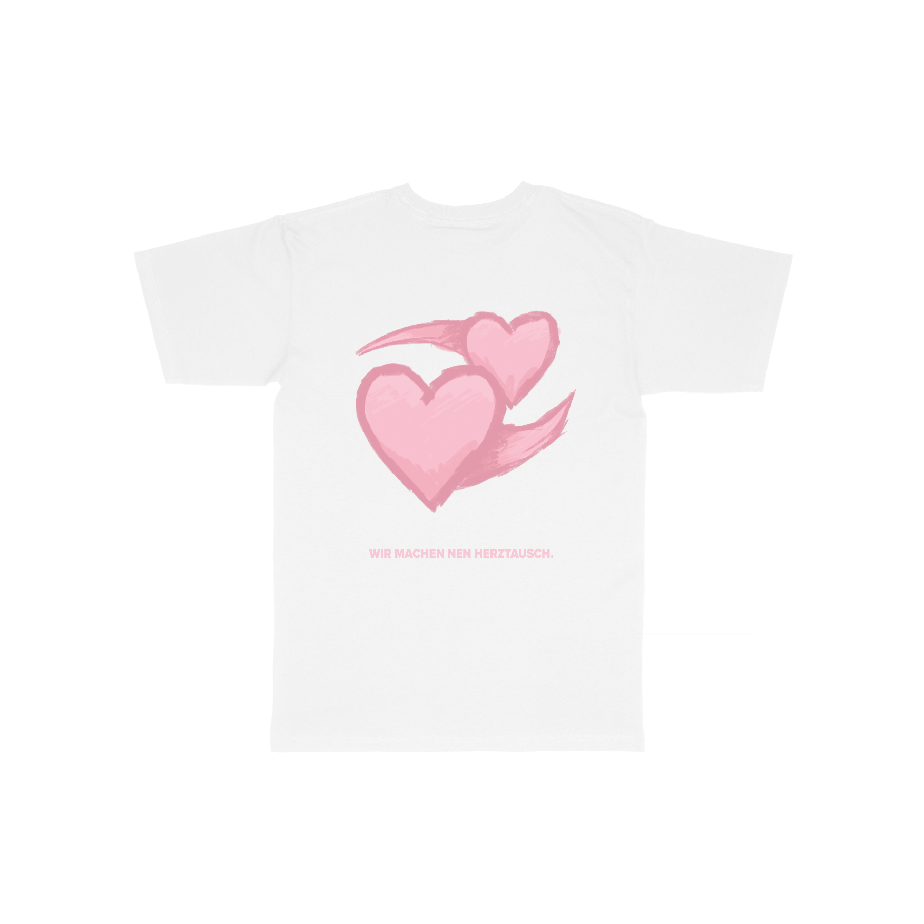 'Herztausch' T-Shirt Rosa