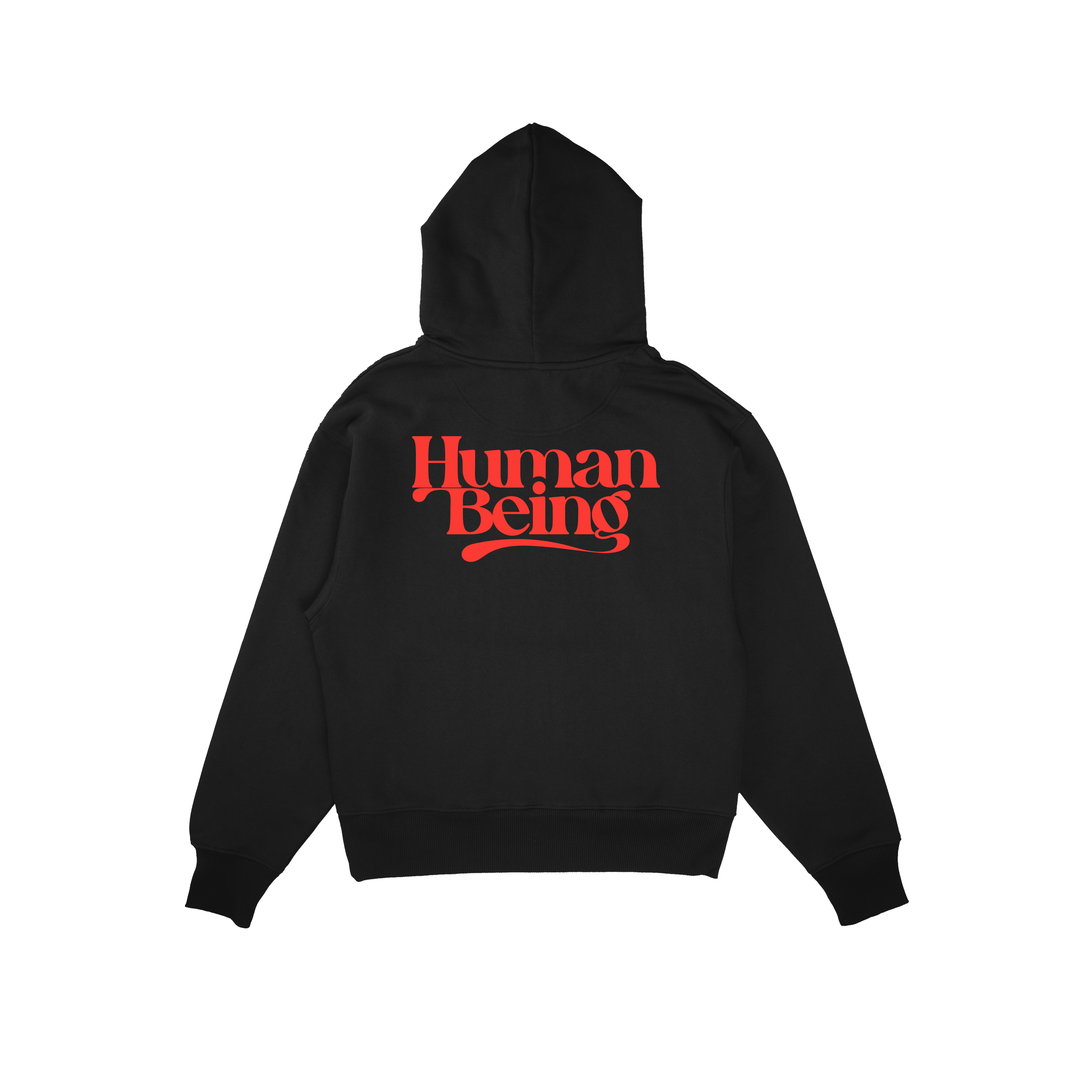 Humanbeeing schwarzer Hoodie bei Nico Santos