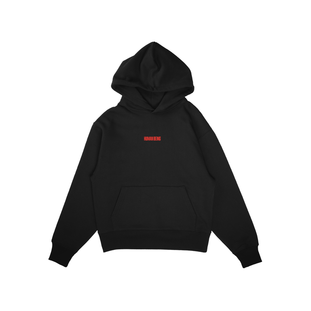 Hoodie 'Human Being' Black