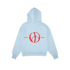 Humanbeeing blauer Hoodie bei Nico Santos