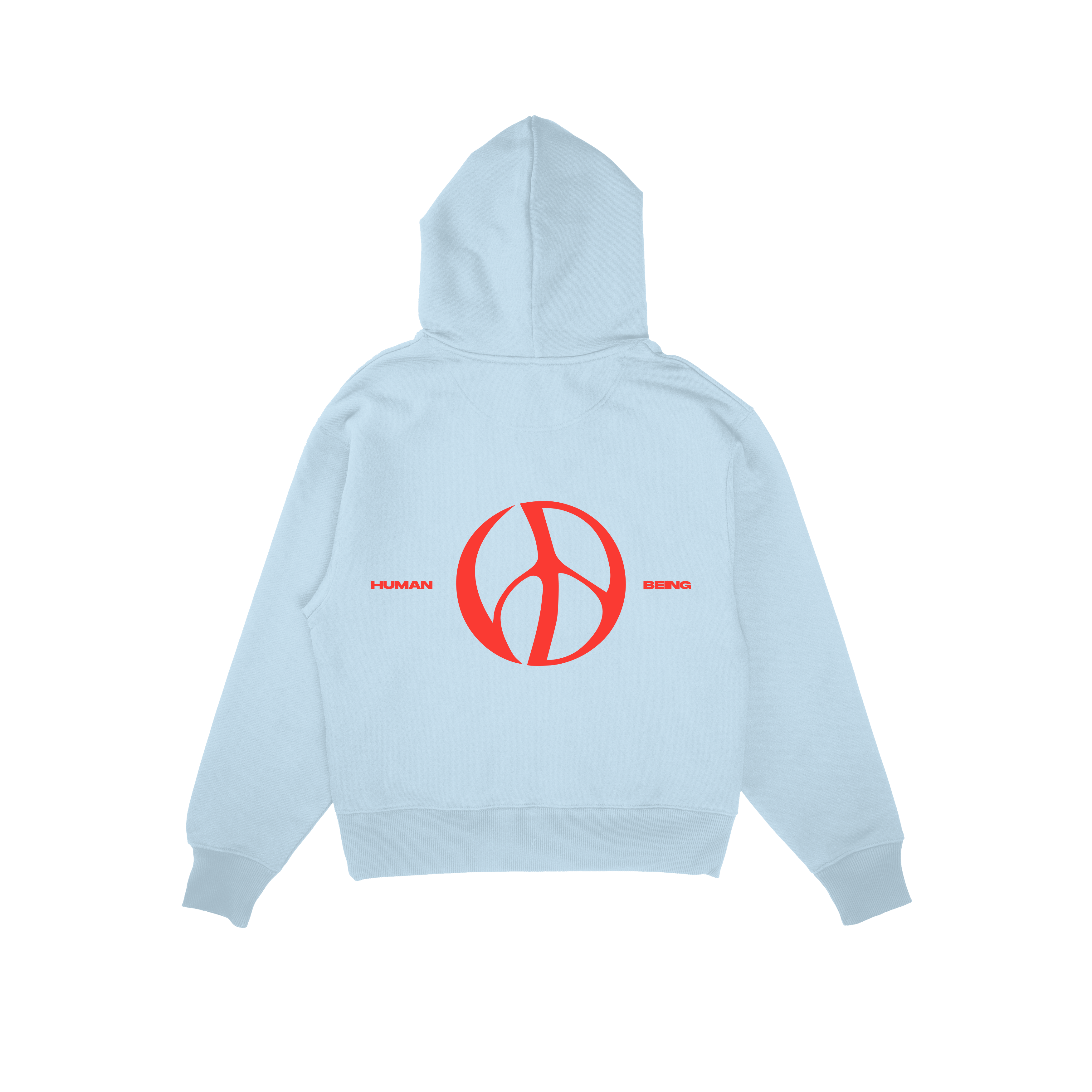 Humanbeeing blauer Hoodie bei Nico Santos