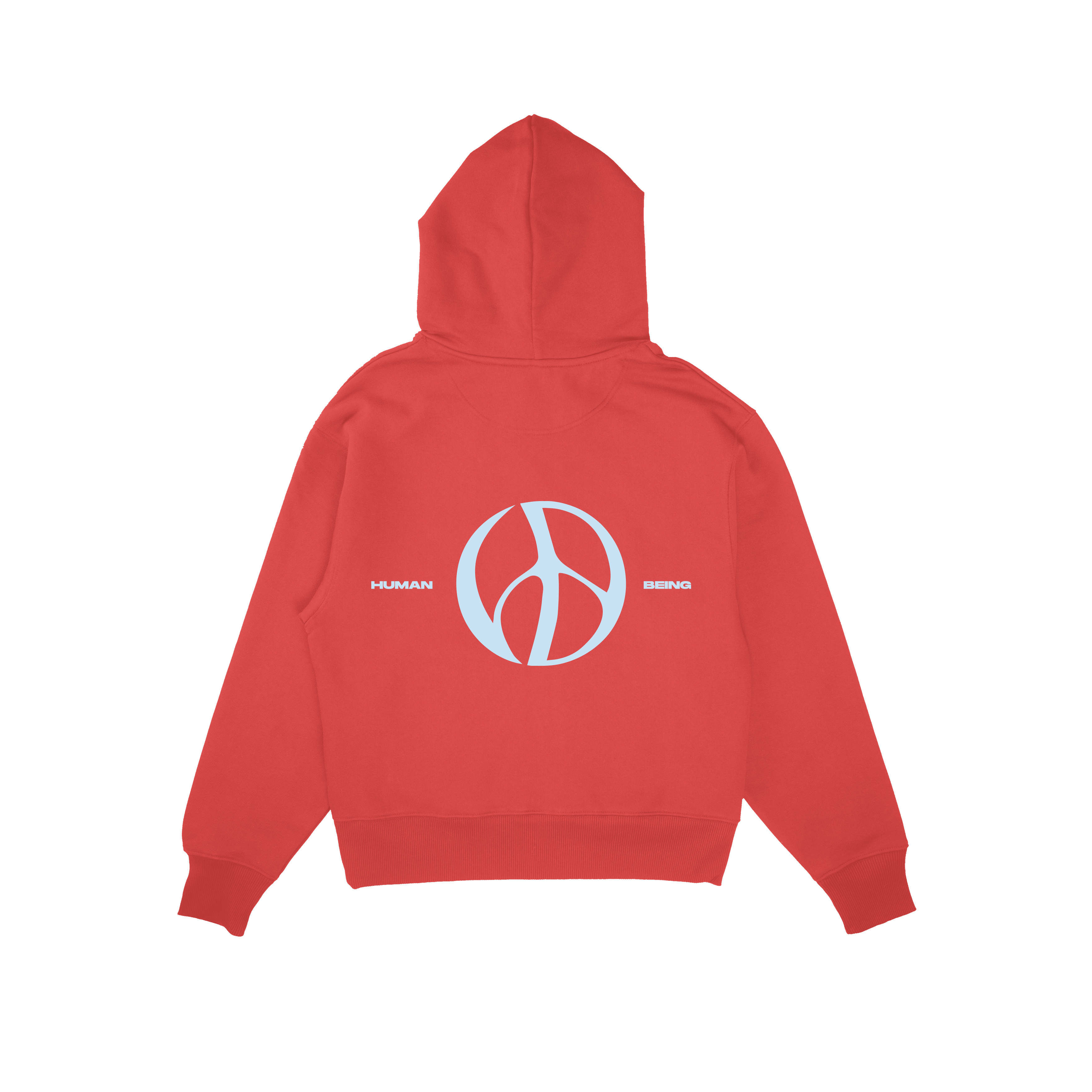 humanbeeing roter Hoodie bei Nico Santos