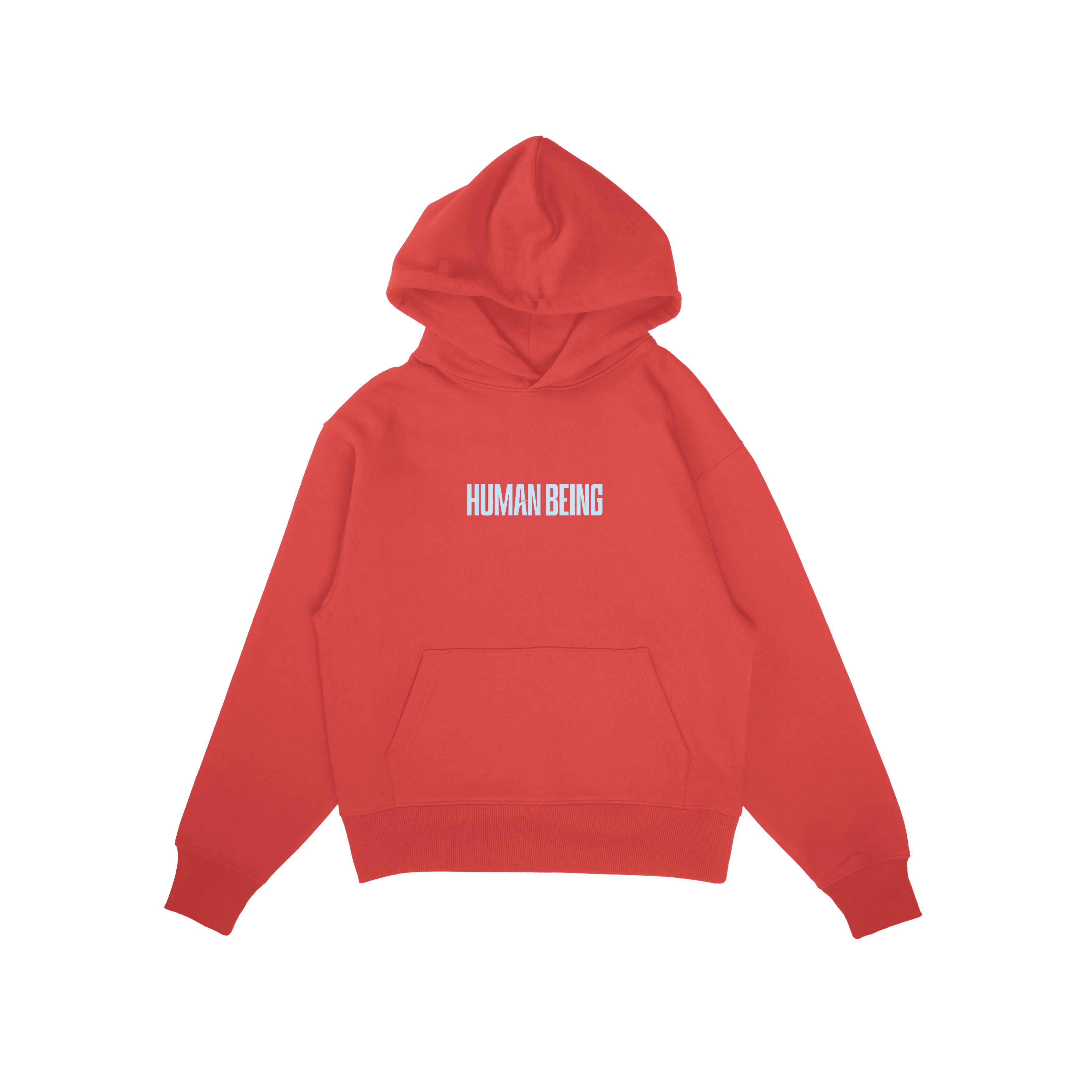 Hoodie 'Human Being' Red