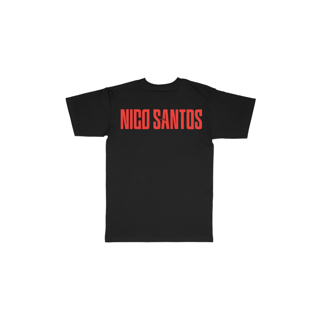 T-Shirt 'Nico Santos Logo' Black