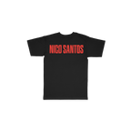 T-Shirt 'Nico Santos Logo' Black