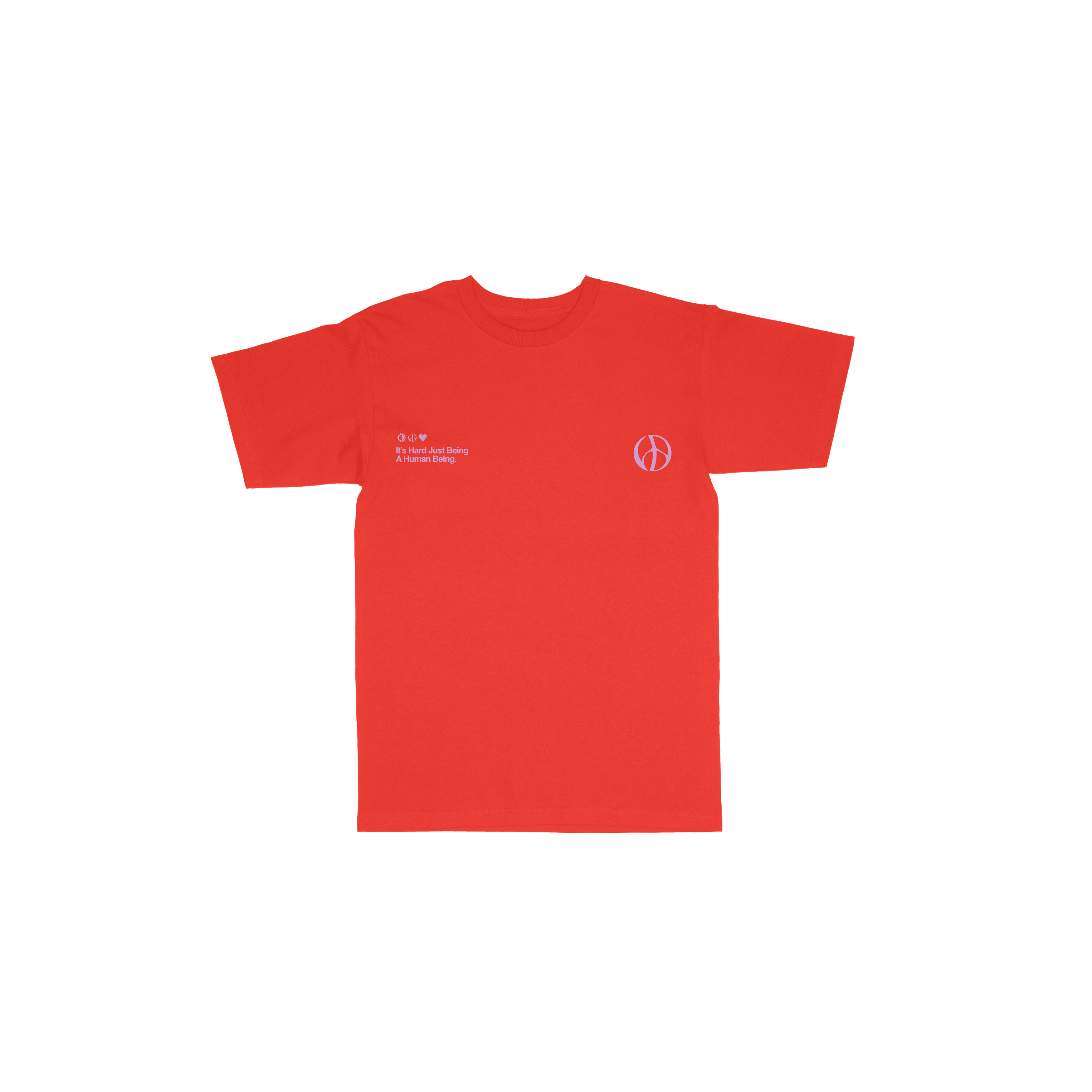T-Shirt 'Human Being' Red