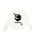 Miss Sea Logo Crewneck White
