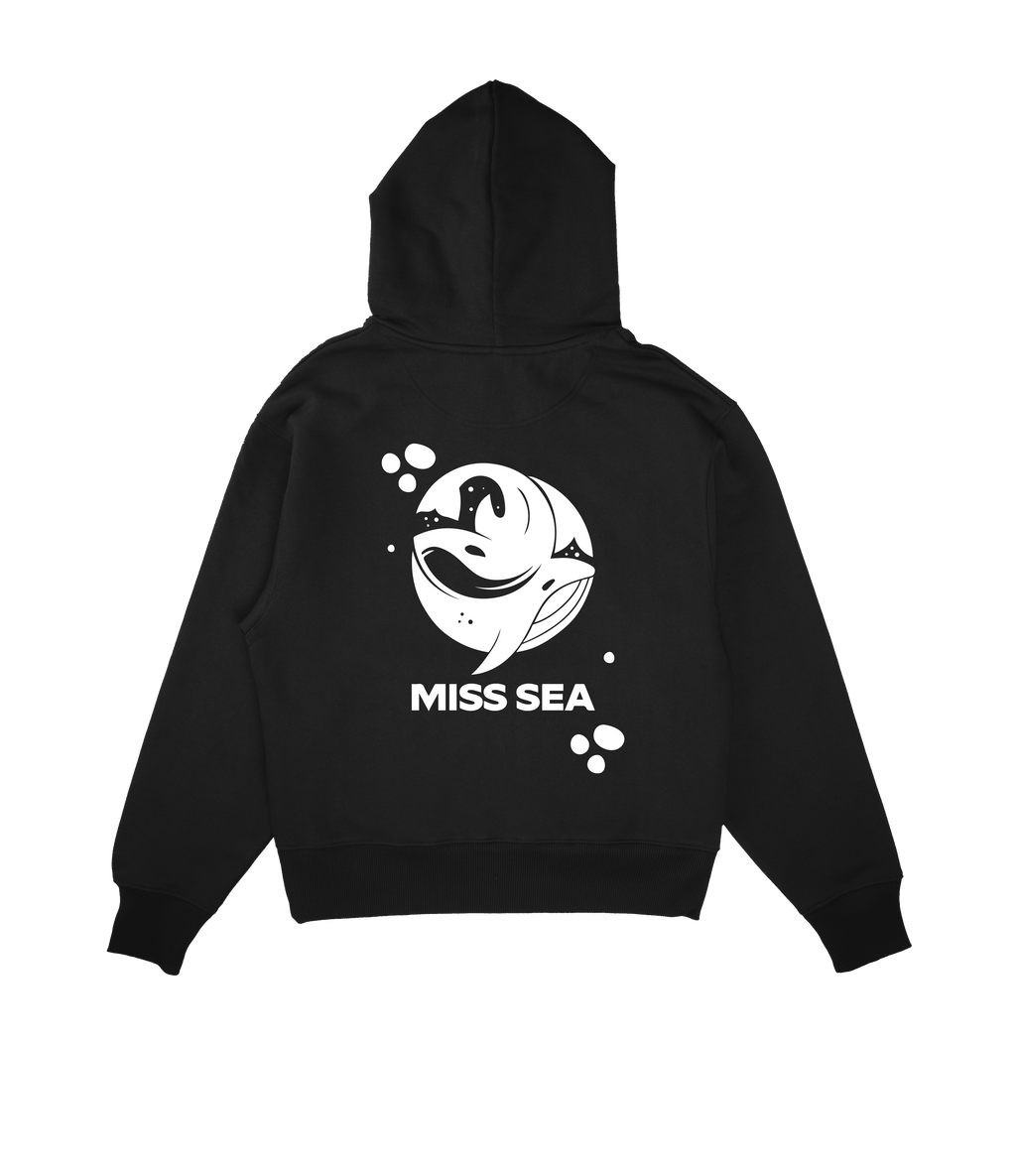 Miss Sea Logo Hoodie Black