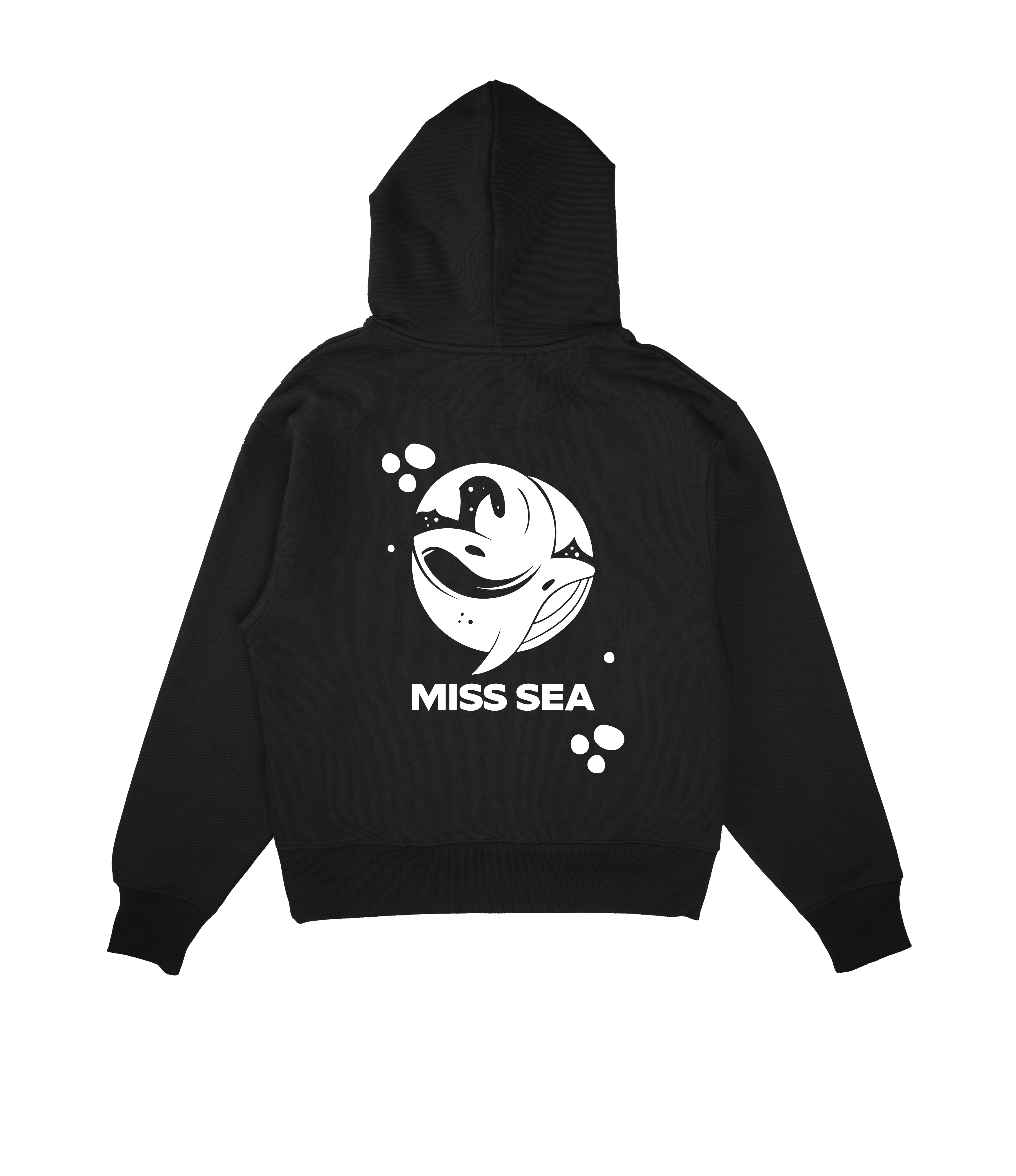 Miss Sea Logo Hoodie Black