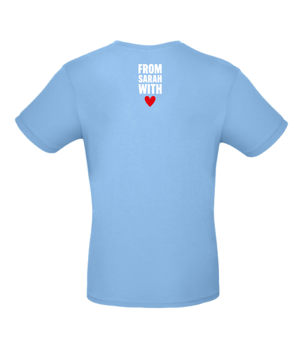 Miss Sea Foundation T-Shirt sky blue/weiß