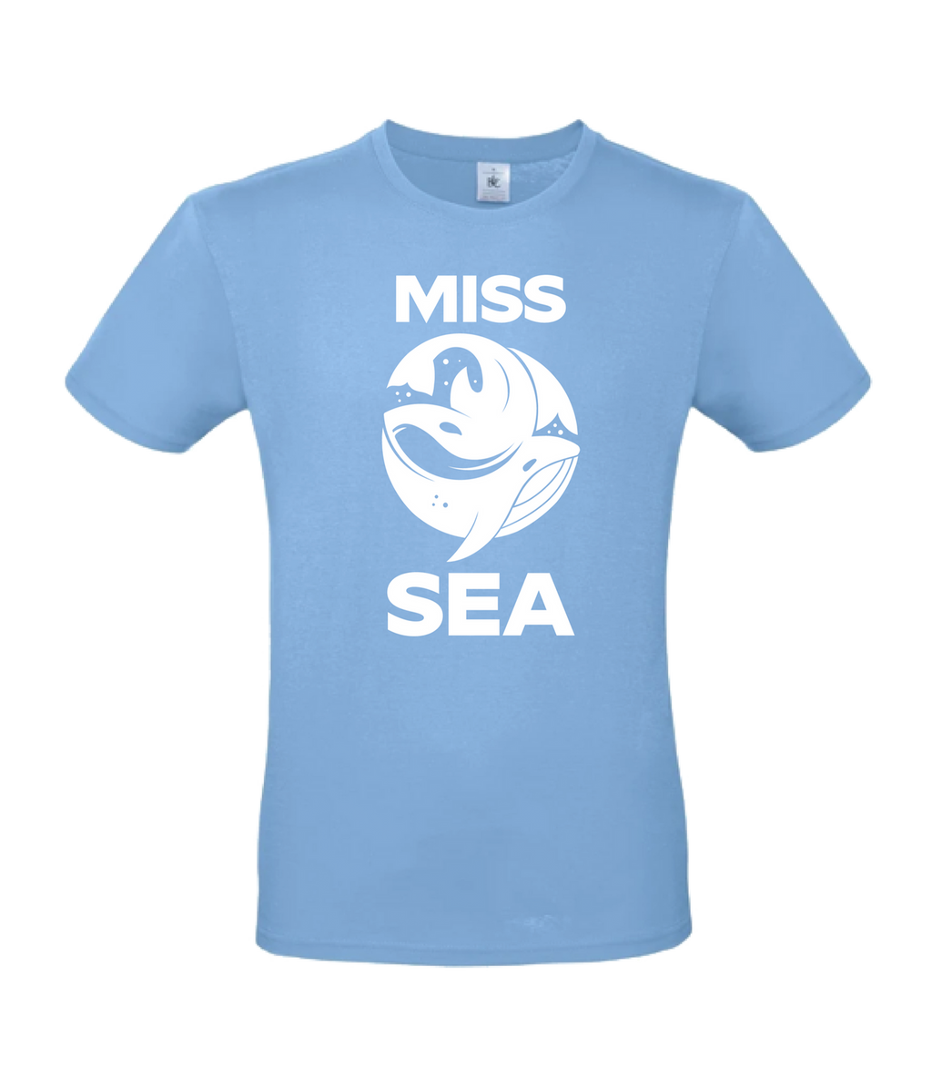 Miss Sea Foundation T-Shirt sky blue/weiß