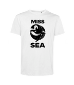 MISS SEA Foundation T-Shirt weiß/schwarz