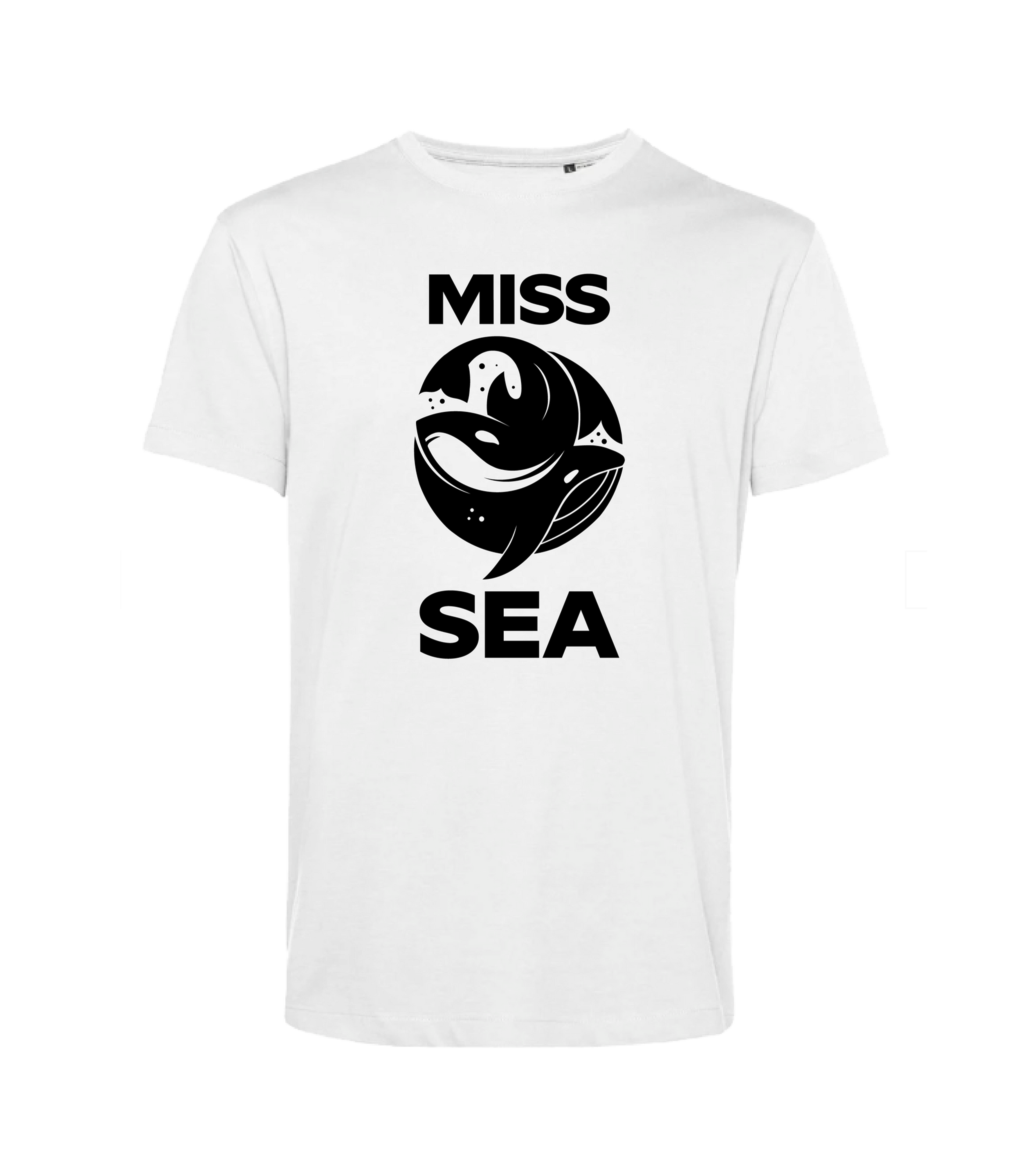 MISS SEA Foundation T-Shirt weiß/schwarz