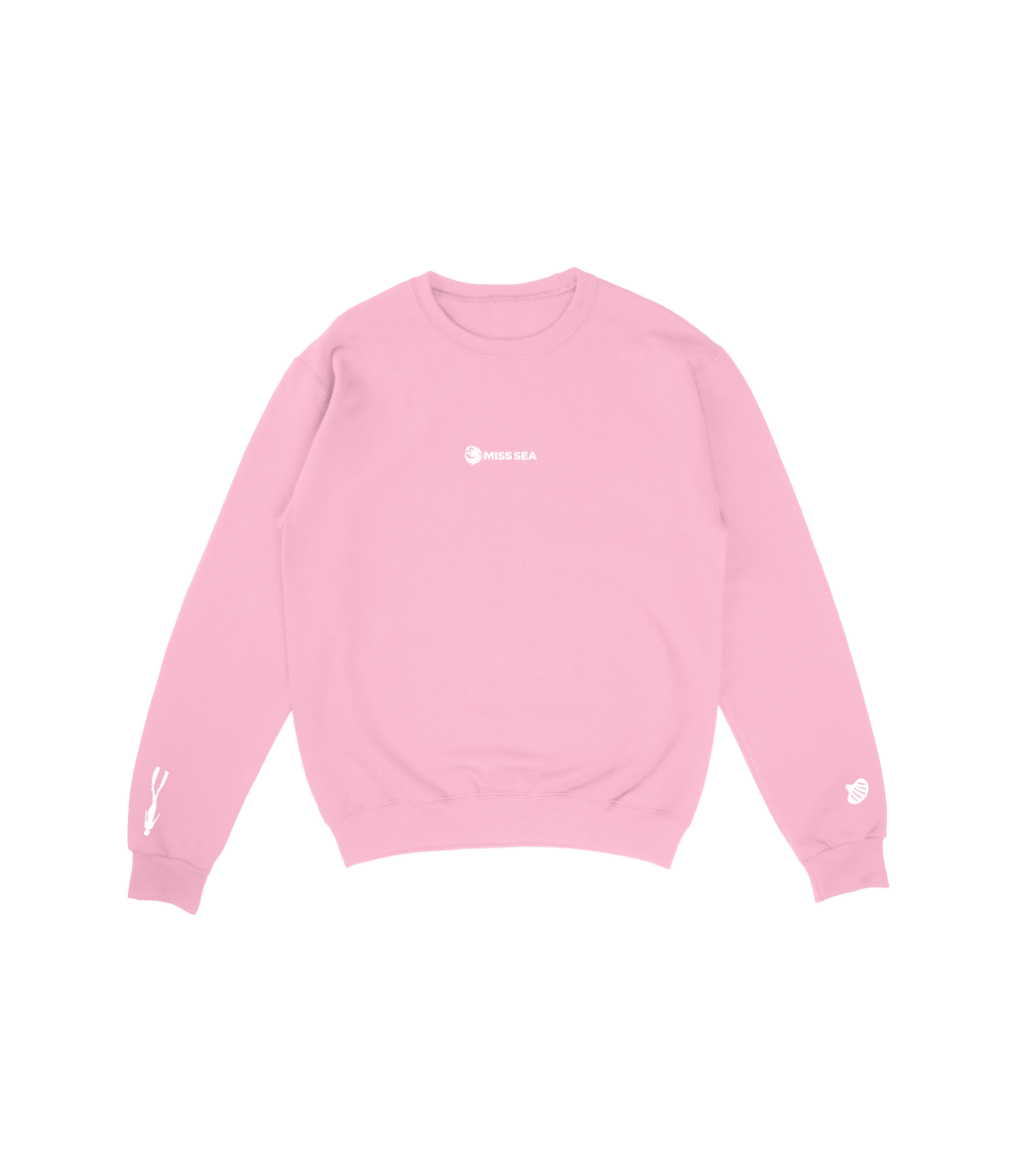 Miss Sea Logo Crewneck Pink