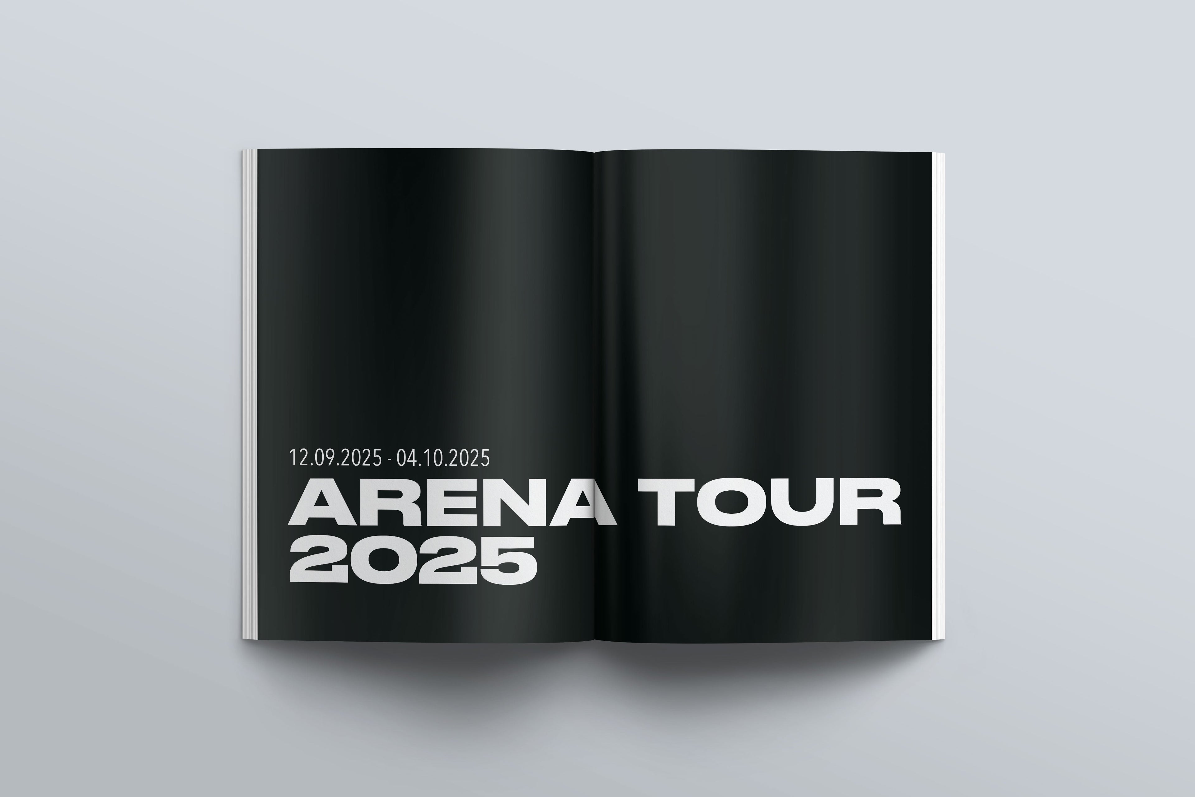 Signiertes Arena Tour 2025 Fotobuch