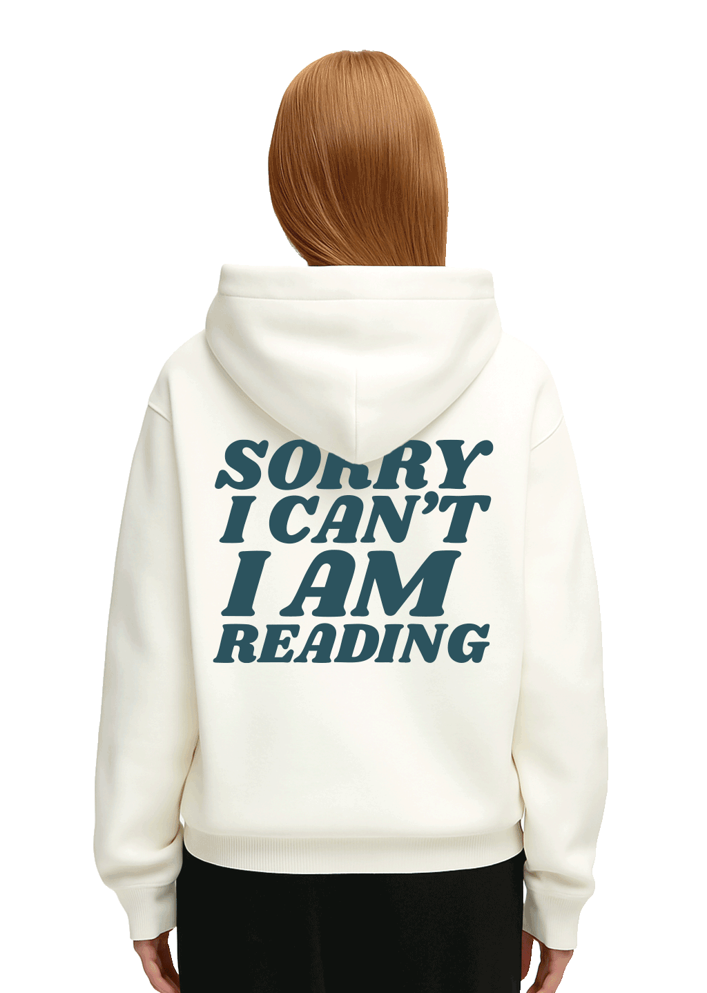 Hoodie „I am reading“