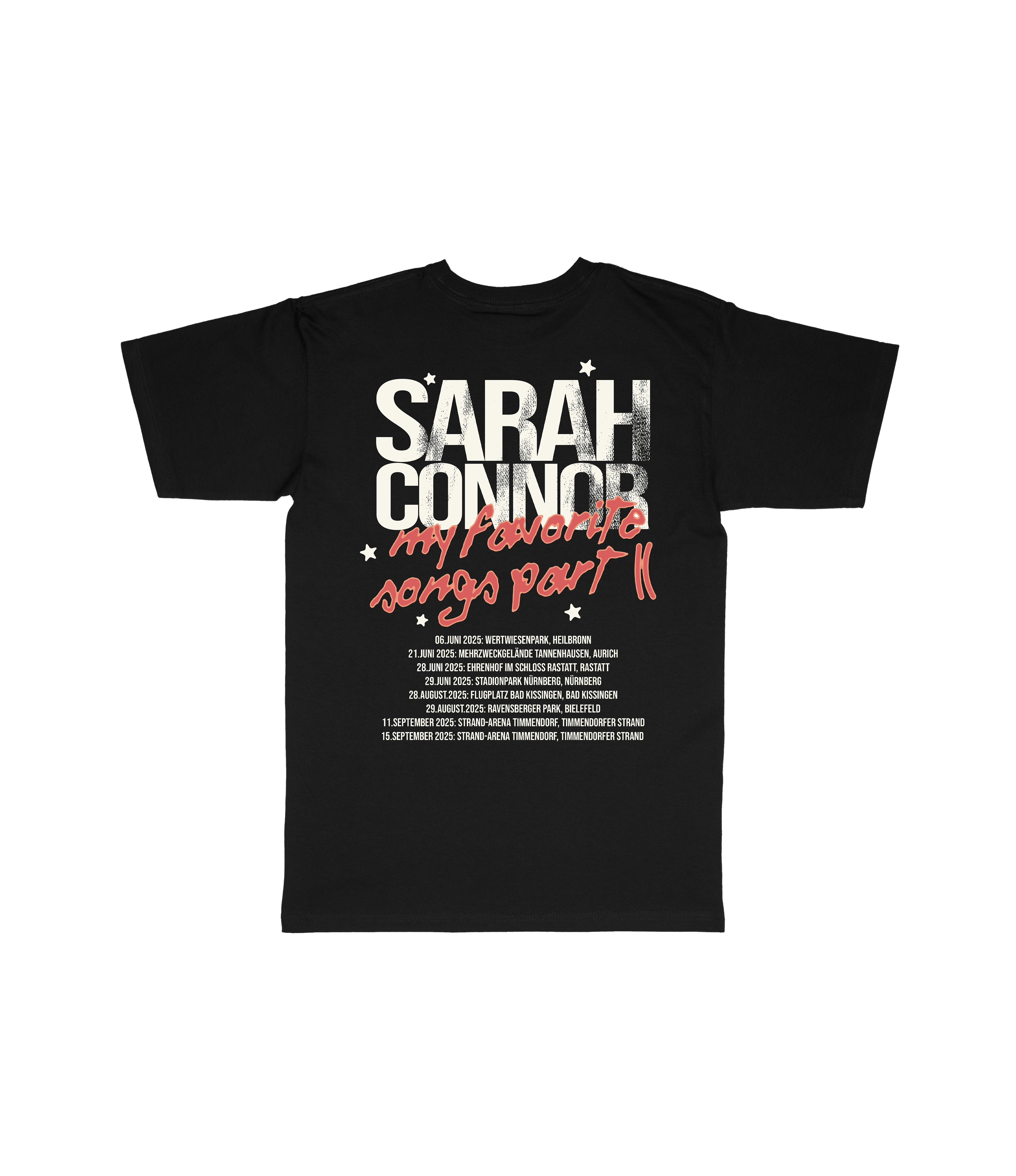 Summer Tour'25 T-Shirt Black